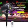 Rasenlampen WL-502A 12 Muster Projektor Laserlicht Wasserdichte LED-Dynamische Außenlampe mit RF-Fernbedienung für Urlaub/Dekoration