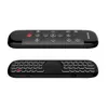 Wechip W2 Pro Air Mouse Microphone à télécommande vocale W1/W2/R2 2.4G Mini clavier sans fil Gyroscope pour Android TVBox Mini PC