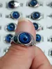 Mood Ring Star Moon Butterfly Blue Eyes Justerbar stor oval förändring Färgringar2381