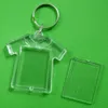 Party Favor Picture Keychains Acrylic Heart Shaped Keys Ring Eco Friendly Buckle High Quality With Various Style RH005620