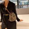 Mode Vintage Leopard Kleine Rucksack für Frauen Luxus Designer Winter Trendy Mädchen Studenten Schule Rucksäcke Schulter Weibliche Y1105