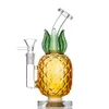 7,87 pouces forme d'ananas verre Bong narguilé Shisha bécher Dab plate-forme fumer tuyau d'eau barboteur