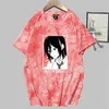 Anime Hori San till Miyamura Kun Short Sleeve Round Neck Tie Färg sommar T-tröja Y0809