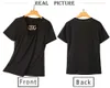 Sexy Low-Cut Solid T-Shirt Frauen Hollow Out Chain Decor V-Ausschnitt Kurzarm Sommer Slim Pullover Tops Casual Female Black T-Shirt 210526