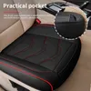 Universal PU Couro Capa de carro Respirável Automóveis Proteger Coxim de Assento Veículo Luxo Interior Não Slide Acessórios