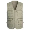 Plus Size 6XL 7XL Denim Vest Men's Jacket Sleeveless Cotton Casual Waistcoat Jean Coat Slim Fit Male Cowboy Pockets 210925