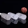 Raw White Crystal Tower Arts Ornament Mineral Healing Wands Reiki Natural Six Sided Energy Stone vaardigheid Quartz Pillars4340626