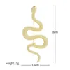 Donna Uomo Spilla a forma di serpente Spille con animali carini Spilla da bavero Accessori per gioielli di moda in argento dorato per feste regalo