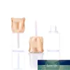 Bottiglie di stoccaggio Vasetti 5pcs Tappo a forma di fiore di rosa Tubi vuoti per lucidalabbra Trasparente Bottiglia riutilizzabile fai-da-te Contenitori per trucco cosmetico Prezzo di fabbrica design esperto