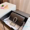 Designer- Women high quality leather handbag fashion Pearl buckle handbag metal chain messenger bag shoulder bag mini travel bag