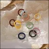 Cluster JewellyCluster Clings Японский корейский стиль девушка творческий акрил простой свежий конфеты цвет индекс пальца для женщин мода ювелирные изделия AES