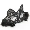 Fashion Accessories Halloween Fox Halfface Eye Mask Porn Women Lace Party Nightclub Queen Erotic Lingerie Masquerade Sexy Cosplay3783484