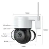 SECTEC Tuya caméra WiFi 3MP Patio extérieur CCTV sécurité Surveillance caméra Protection étanche sans fil caméras IP