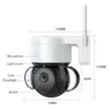 Sectec Tuya Camera Wi-Fi 3MP Патио Открытый CCTV Охрана Камеры Охрана Камеры Водонепроницаемые беспроводные IP-камеры