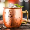 Newmoscow mule koppar muggar handgjorda koppar muggar för Moskva mule cocktai mule muggar dricks hammered koppar mässing hem sjöar llf12828