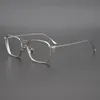 Modne okulary przeciwsłoneczne ramy 2021 Najwyższej jakości szklanki stopu retro dla mężczyzn Mimopia Optical Recepty okulary marki