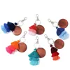 Keychains Tassel Keychain Charms Multicolor Keyring for Women Acessórios de carros Chaves de jóias da moda Tendência de presente de atacado 2022 Fier22