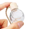 Car Perfume Bottle Hanging Glass Bottles Empty Perfumes Aromatherapy Refillable Diffuser Air Fresher Fragrance Pendant