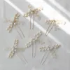 Hair Clips & Barrettes SLBRIDAL Handmade Freshwater Pearls Bridal Pins Wedding Stickers Accessories Bridesmaids Women Jewelry