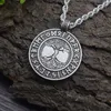 Chaînes Sanlan 1pcs Arbre de vie Yggdrasil Collier Viking Rune Amulette Pendentif Nordic Talisman Bijoux Cordon Chaîne Accessoires9961326