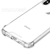 Clear Hybrid Hard PC 1.0mm Acrylique Case Pour iPhone cas 13 12 Soft Frame Bumper Housse Antichoc Samsung Transparent