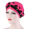 2021 Индия Мусульманские Женщины Хиджаб Шляпа рак Химирова Cap Cap Caper Books Bears Turban Headscarf Исламская Голова Упачка Леди Beanie Копочка Покрытие Волос