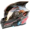 Motorcycle Helmets DOT Approved Double Anti-Fog Visors Bluetooth Headset Integrated Flip-Up Helmet Detachable Liner MSFH902K10H Horn