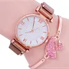 Armbandsur mode enkla damer titta lyxiga kvinnor klockor kvarts handled sport rose guld kvinna montre femme relovio feminino