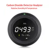 Gas Analyzers Detector Meter Air Analyzer Carbon Dioxide Sensor Co2 Monitor 5000ppm Temperature HumidityGas