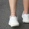 2pcs 세트 아크릴 플레이트 나비 비치 Anklet Womens 여름 인기있는 맞춤형 발 장식품 정장