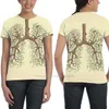 T-shirt da uomo Tree Lungs Maglietta da uomo DONNA T-shirt con stampa all-over Ragazzo Manica corta Ragazza Top Tee Abbigliamento