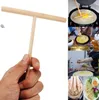 Çin Özel Krep Makinesi Pancake Hamuru Ahşap Serpme Sopa Ev Mutfak Aracı DIY Restoran Kantin Özel Malzemeleri GCF14272