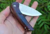 Specail Off Damascus Flipper Folding Knife VG10 Damascuss Steel Drop Point Blade Rosewood + Stainless Steels Handle Ball Bearing EDC Pocket Knives