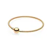 Fashion S925 silver bracele 18k golden charm for women simple and personalized DIY charm jewellery