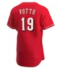 2024 Custom 44 Elly De La Cruz Joey Votto Matt McLain Hunter Greene Black City Connect Jonathan India Jersey Noelvi Marte Stuart Fairchild Jose Barrero Stephenson