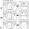 アルババビー4PCS /セットおむつ調節可能な再利用可能な赤ちゃんの布おむつシェル210312