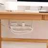 Hooks & Rails Under Desk Management Tray Table Bottom Power Cable Organizer Plug Storage Basket Shelf Wire Strong Holder Socket Ha245I