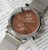 NYA CASUAL SPORT MEN TITTA 43mm Dial Luxury Men's Watches Rostfritt Steel Armband Quartz Clock Top Brand Male Business Wrist268Q