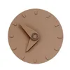 wall clock brown