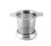 Finança de malha de malha coador de coador de chá e filtros de café Reutilizável aço inoxidável chá-infusers cesta com 2 alças RRA11737