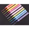 STA 24Color Set Permanent Colored Paint Maker Set Metal Fabric Plastic Water-based Acrylic Painter Pens DIY Highlighter Marker Y200709