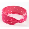 Baby Girls Turbon knot Headbands Europe Style Kids Elastic Cotton Dot hairband Children Hair Accessories toddler Headband Hairbands KHA559