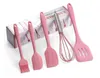 Utensílios de cozinha Conjuntos de Silicone Cozinha Não-Stick Cookware Silicone Ferramenta de Cozinha Conjuntos de Ovo Espátula Espátula Brush Tools Cozinha Utensílios Daw384