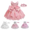 Filles premier anniversaire robe pour nouveau-né bébé enfant en bas âge princesse robes de carnaval enfants fille fête robe de bal robes robe fille C03028914813