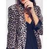 Jaquetas femininas femininas femininas de pele de cobra terno de manga comprida cardigã casaco de escritório jaqueta sexy padrão de cobra leopardo 2022 moda plus S-XL