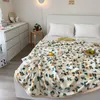 Blankets Lovely Cartoon Flanel Bed Spread,Super Soft Fluffy Sofa Throw,Adult Blanket For All Seasons, Coral Fleece Cover