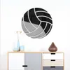 Autocollants muraux de football Autocollant de miroir décoratif DIY Soccer Home Decor Gym Sports Ball Jeux Auto-adhésif Acrylique Panneau mural 210230u