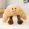 Cute Plush Toast Bread Pretzel Croissant Baguette Toy Stuffed Food Soft Doll Kids Toys Birthday Gift LA2923189945