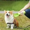 Borraccia portatile per cani da compagnia Ciotola multifunzione per cani piccoli e grandi Distributore di acqua per l'alimentazione Cani per gatti Bottiglie per esterni w-00699