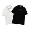 Printemps Tee Designer Shirt Chemises High Street Broderie Jarretière Serpents Petite Abeille Impression Vêtements Hommes